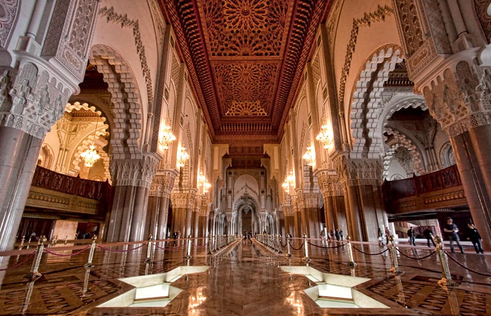 Inside Hassan II Mosquée In Casablanca