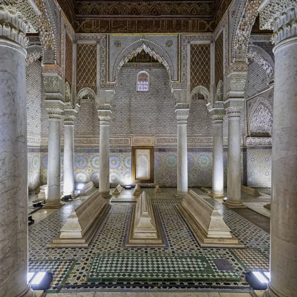 inside the Saadien’s Tombs