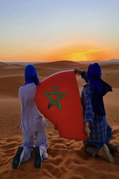 Morocco on the world map