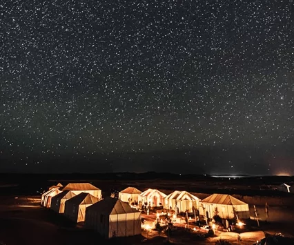 Morocco Desert Temperature at Night